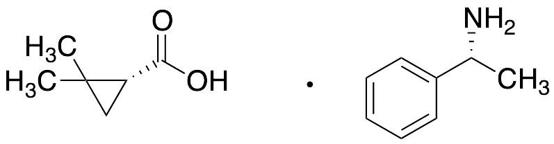 (+)-alpha-Methylbenzylamine (-)-2,2-Dimethylcyclopropanecarboxylate
