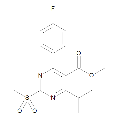 Methyl 4-(4-Fluorophenyl)-6-isopropyl-2-(methylsulfonyl)pyrimidine-5-carboxylate