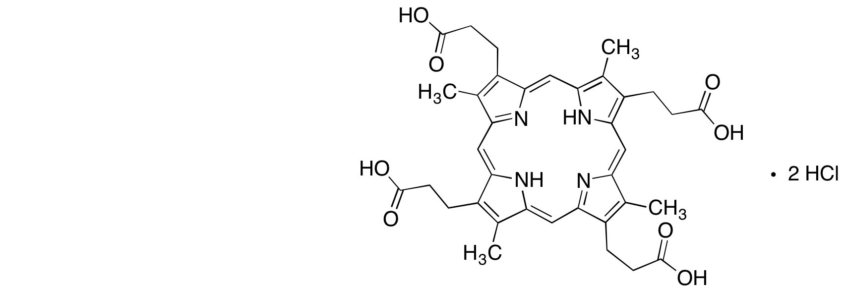Coproporphyrin I Dihydrochloride (>80%) (contains Coproporphyrin lll)