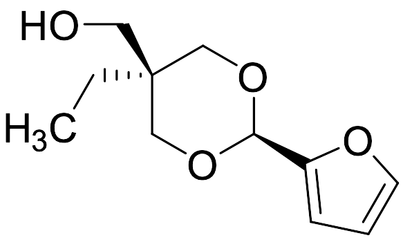 cis-5-Ethyl-2-(2-furanyl)-1,3-dioxane-5-methanol