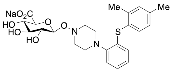 N-Hydroxy Vortioxetine O-beta-D-Glucuronide Sodium Salt