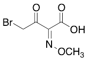(2Z)-4-Bromo-2-(methoxyimino)-3-oxobutanoic Acid