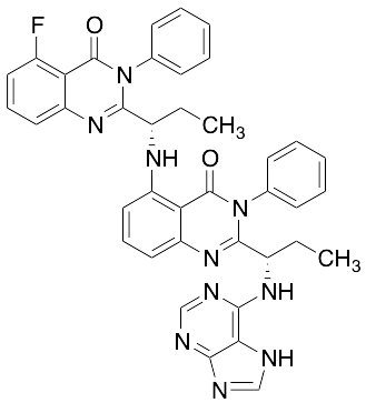 [(S)-1-(5-Fluoro-4-oxo-3-phenyl-3,4-dihydroquinazolin-2-yl)propyl]amino Desfluoroidelalisib
