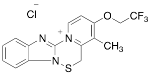 4-Methyl-3-(2,2,2-trifluoroethoxy)-5H-pyrido[1’,2’:4,5][1,2,4]thiadiazino[2,3-a]benzimidazol-13-ium Chloride