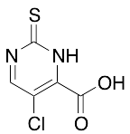 5-Chloro-2,3-dihydro-2-thioxo-4-pyrimidinecarboxylic Acid
