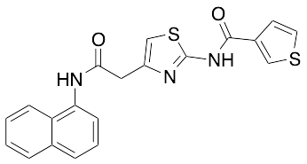 N-1-Naphthalenyl-2-[(3-thienylcarbonyl)amino]-4-thiazoleacetamide