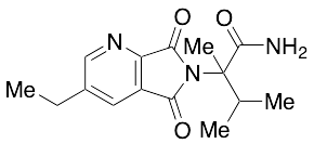 3-​Ethyl-​5,​7-​dihydro-​alpha-​methyl-​alpha-​(1-​methylethyl)​-​5,​7-​dioxo-6H-​pyrrolo[3,​4-​b]​pyridine-​6-​acetamide