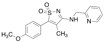 N-[5-(4-Methoxyphenyl)-4-methyl-1,1-dioxido-3-isothiazolyl]-2-pyridinemethanamine