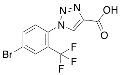 1-[4-Bromo-2-(trifluoromethyl)phenyl]-1H-1,2,3-triazole-4-carboxylic Acid