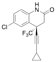 (R)-6-Chloro-4-(cyclopropylethynyl)-4-(trifluromethyl)-3,4-dihydroquinolin-2(1H)-one