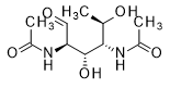 2,4-Bis(acetylamino)-2,4,6-trideoxy-D-galactose