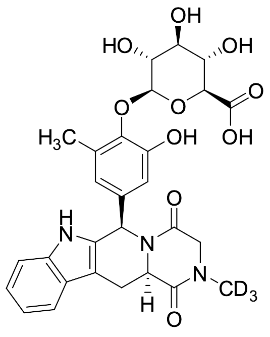 5-Methyl-desmethylene Taladafil 4-Glucuronide-D3