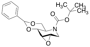 2,3-Anhydro-4,6-O-benzylidene-N-(tert-butoxycarbonyl)-1,5-deoxy-1,5-imino-D-glucitol