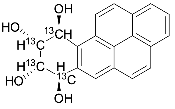 (7R,8S,9R,10S)-rel-7,8,9,10-Tetrahydrobenzo[a]pyrene-7,8,9,10-tetrol-13C4