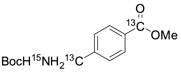 Methyl 4-[[(Tert-butoxycarbonyl)amino]methyl]benzoate-13C2,15N