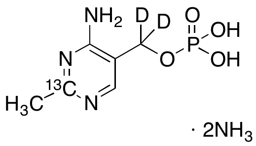 4-Amino-2-methyl-5-pyrimidinemethanol Dihydrogen Phosphate Diammonium Salt-13C,d2