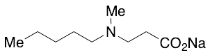 3-(N-Methyl-N-pentylamino)propionic Acid Sodium Salt