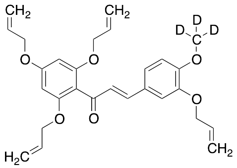 (E)-3-(3-(Allyloxy)-4-methoxyphenyl)-1-(2,4,6-tris(allyloxy)phenyl)prop-2-en-1-one-d3