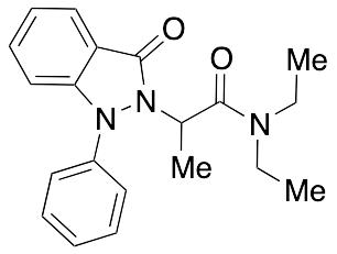 N,​N-​Diethyl-​1,​3-​dihydro-​alpha-​methyl-​3-​oxo-​1-​phenyl-2H-​indazole-​2-​acetamide