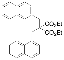 Diethyl 2-(Naphthalen-1-ylmethyl)-2-(naphthalen-2-ylmethyl)malonate