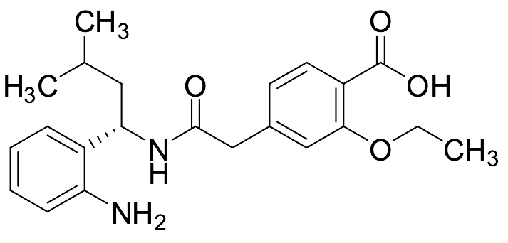 4-[2-[[(1S)-1-(2-Aminophenyl)-3-methylbutyl]amino]-2-oxoethyl]-2-ethoxybenzoic Acid