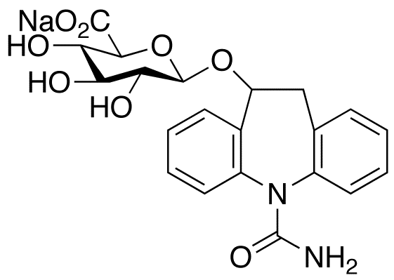10,11-Dihydro-10-hydroxy Carbamazepine O-Beta-D-Glucuronide Sodium Salt(Mixture of Diastereomers)