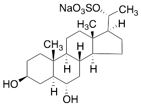 (3beta,5alpha,6alpha,20R)-Pregnane-3,6-diol, 20-Sodium Ethyl Sulfate