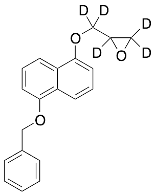 5-Benzyloxy-(naphthalen-1-yl)oxy-propan-2-yl-d2-2,3,3-ethylene Oxide-d3