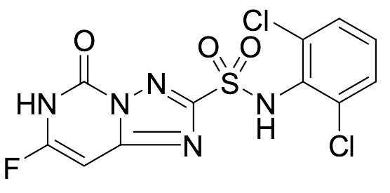 N-(2,6-Dichlorophenyl)-7-fluoro-5,6-dihydro-5-oxo[1,2,4]triazolo[1,5-c]pyrimidine-2-sulfonamide
