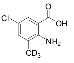 2-Amino-5-chloro-3-methylbenzoic Acid-d3