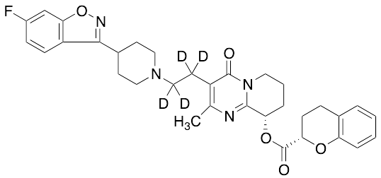 (S)-9-Hydroxy Risperidone-(O-chroman-2-carboxylate)-d4