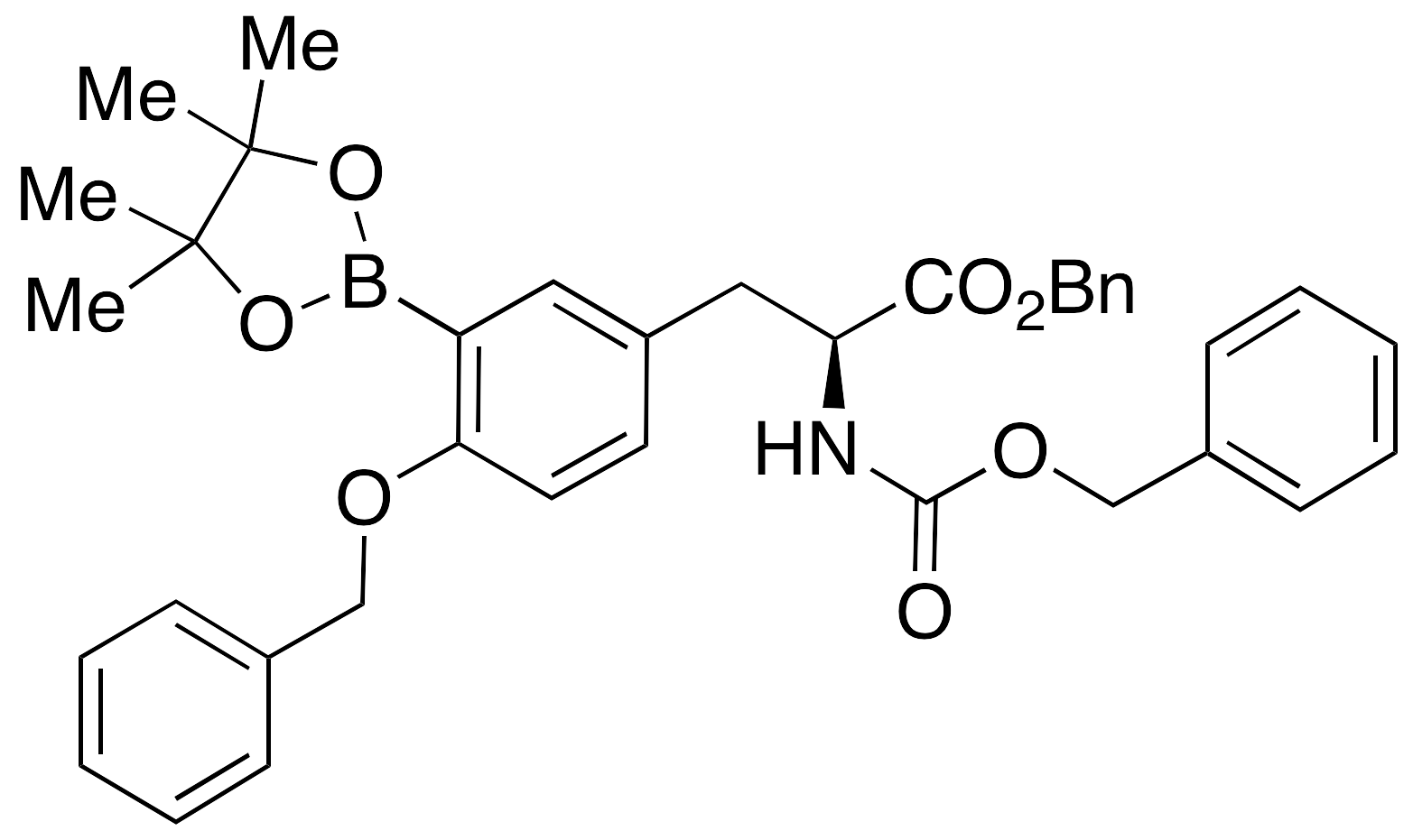 O-Benzyl-N-[(benzyloxy)carbonyl]-3-(4,4,5,5-tetramethyl-1,3,2-dioxaborolan-2-yl)-L-tyrosine Benzyl Ester