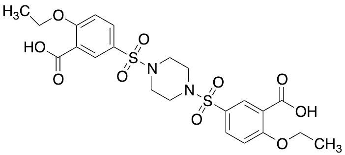 Di-(2-ethoxy-3-carboxyl-sulfonyl)-piperazine