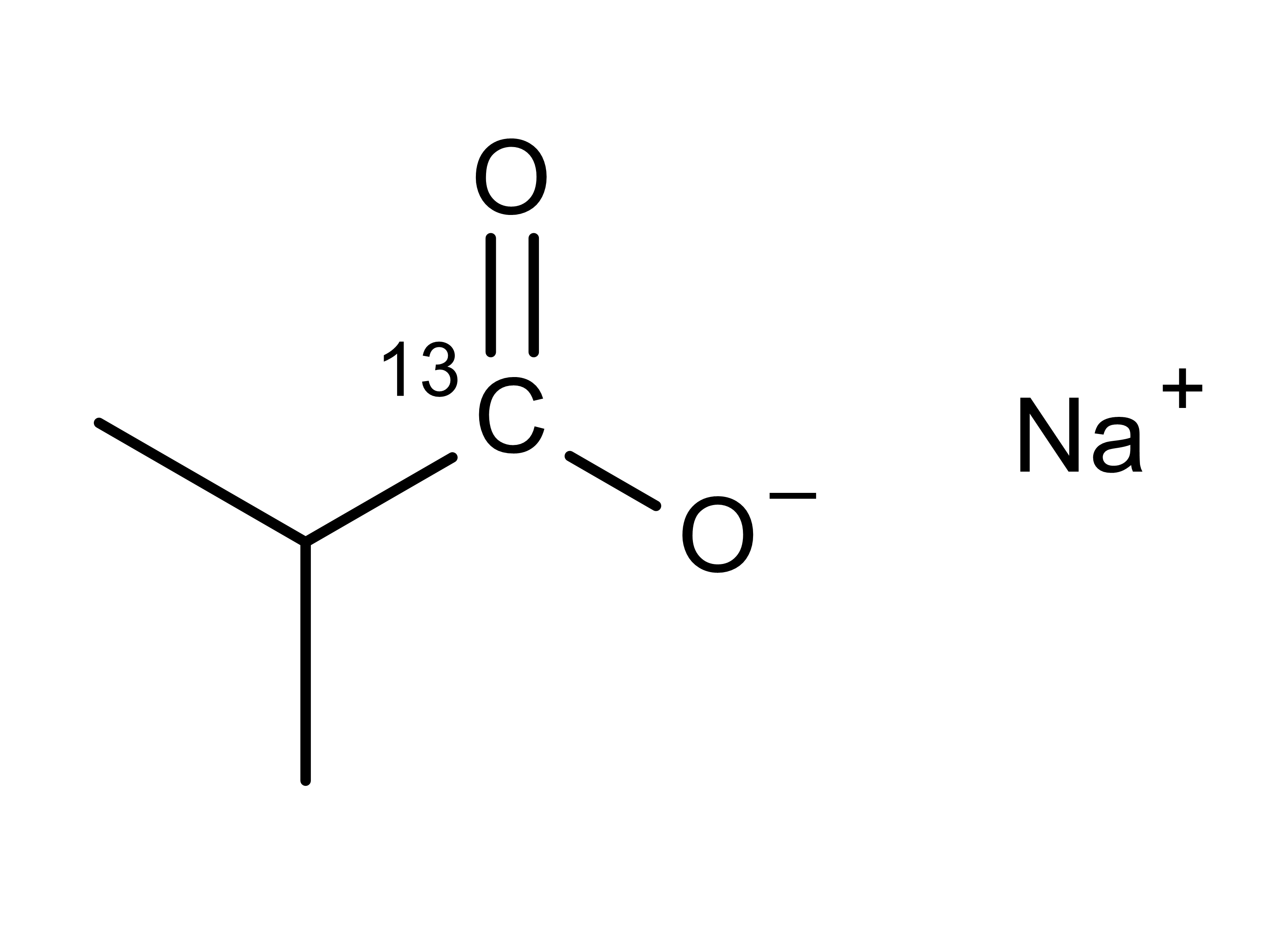 Sodium 2-Methylpropionate-1-13C