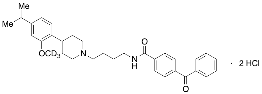4-Benzoyl-N-(4-(4-(4-isopropyl-2-methoxy-d3-phenyl)piperidin-1-yl)butyl)benzamide Dihydrochloride