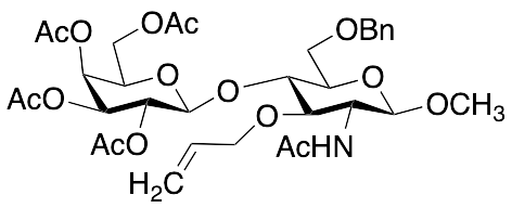 Methyl 2-(Acetylamino)-2-deoxy-4-O-Beta-D-galactopyranosyl-6-O-benzyl-3-O-2-propen-1-yl-Beta-D-glucopyranoside Tetraacetate