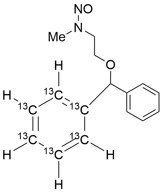 N-Nitroso Desmethyldiphenhydramine 13C6