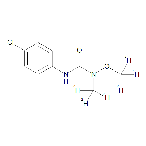 Monolinuron D6 (methyl D3 methoxy D3) 100 µg/mL in Acetone