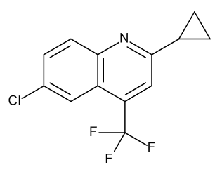 6-Chloro-2-cyclopropyl-4-(trifluoromethyl)quinoline - CAS No. 391860-73-4 6-Chloro-2-cyclopropyl-4-(trifluoromethyl)quinoline