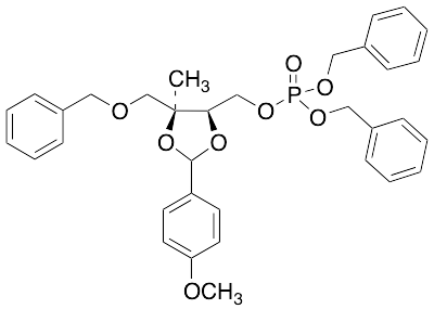 2,3-O-(4-Methoxyphenyl)methylene-2-methyl-D-erythritol Phosphate Benzyl Ether Diphenyl Ether