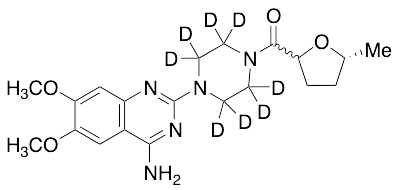 [4-(4-Amino-6,7-dimethoxy-2-quinazolinyl)-1-piperazinyl][(5S)-tetrahydro-5-methyl-2-furanyl]methanone-d8