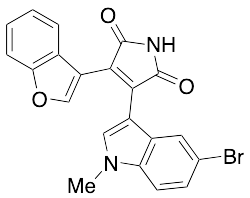 3-(5-Bromo-1-methyl-1H-indol-3-yl)-4-(benzofuran-3-yl)pyrrole-2,5-dione