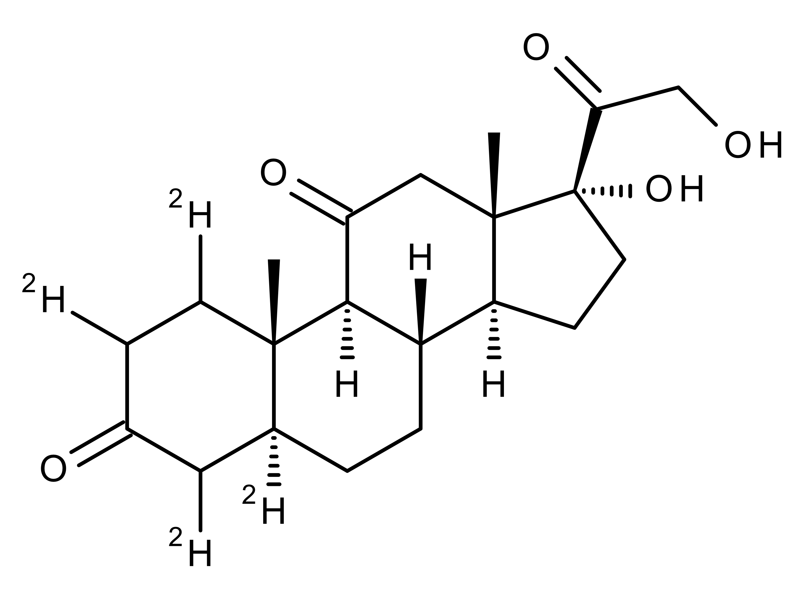 5Alpha-Pregnan-17Alpha,21-diol-3,11,20-trione-1,2,4,5-d4