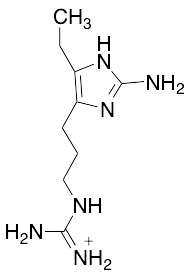 Amino((3-(2-amino-5-ethyl-1H-imidazol-4-yl)propyl)amino)methaniminium