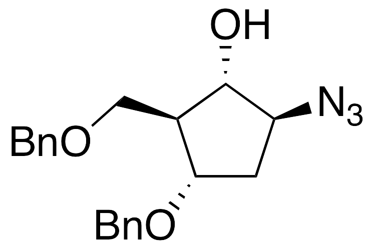 (1S,2S,3S,5S)-5-Azido-3-(phenylmethoxy)-2-[(phenylmethoxy)methyl]cyclopentanol