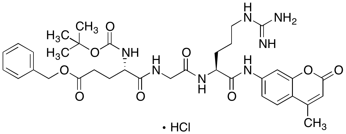 Boc-gamma-benzyl-Glu-Gly-Arg-7-amido-4-methylcoumarin Hydrochloride