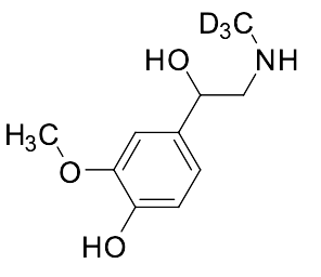 4-Hydroxy-3-methoxy-Alpha-[(methyl-d3-amino)methyl]benzenemethanol
