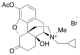 (5a,17S)-3-(Acetyloxy)-17-(cyclopropylmethyl)-4,5-epoxy-14-hydroxy-17-methyl-6-oxomorphinanium Bromide