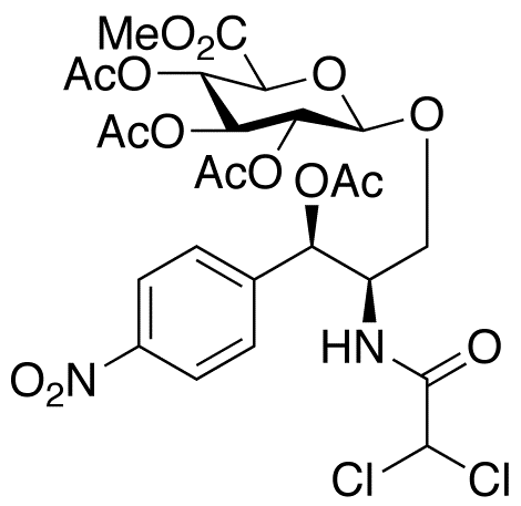 Chloramphenicol 3-O-Beta-D-Glucuronide-3,2’,3’,4’-tetra-O-acetate Methyl Ester