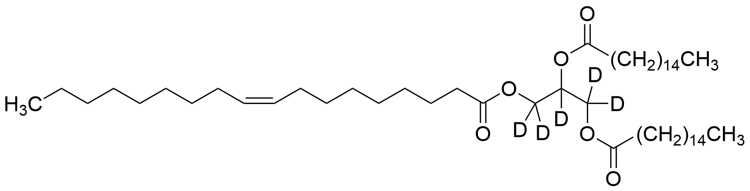 Rac 1-Oleoyl-2,3-dipalmitoyl Glycerol-d5
